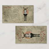 Roos Donkey White  Visitekaartjes (Voorkant / Achterkant)