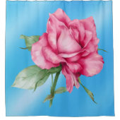 Roos Douchegordijn (Voorkant)