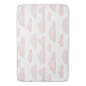 Roos Dreamtime Waterverf Clouds Badmat (Voorkant Verticaal)