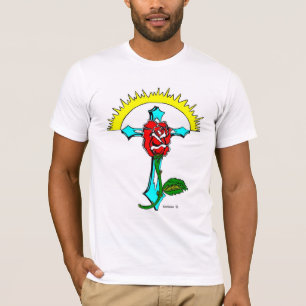 Roos dwars T-shirt