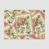  Roos, Eiffeltoren en Briefkaart voor vogelkooien