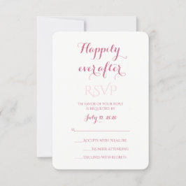 Roos en Blush Roze RSVP