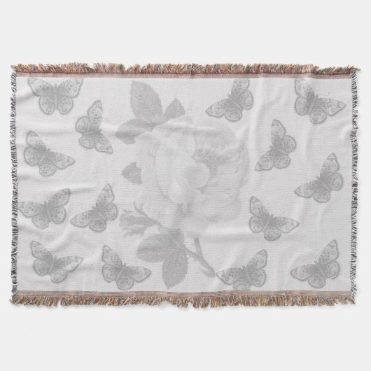 Roos en botervliegen deken (Voorkant)