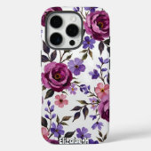  Roos en Bud Pattern Case-Mate iPhone Case (Achterkant)