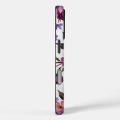  Roos en Bud Pattern Case-Mate iPhone Case (Achterkant / Rechts)