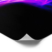 Roos en goden met violet vuur poster (Hoek)