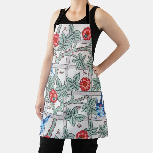 Roos en kleine vogel, William Morris Schort (Insitu)