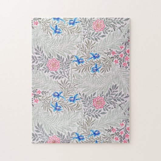 Roos en Larkspur, William Morris Legpuzzel (Verticaal)