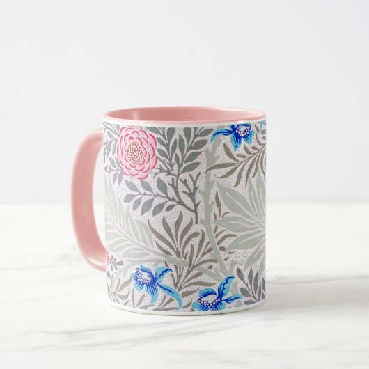 Roos en Larkspur, William Morris Mok (Voorkant links)