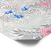 Roos en Larkspur, William Morris Poster (Hoek)