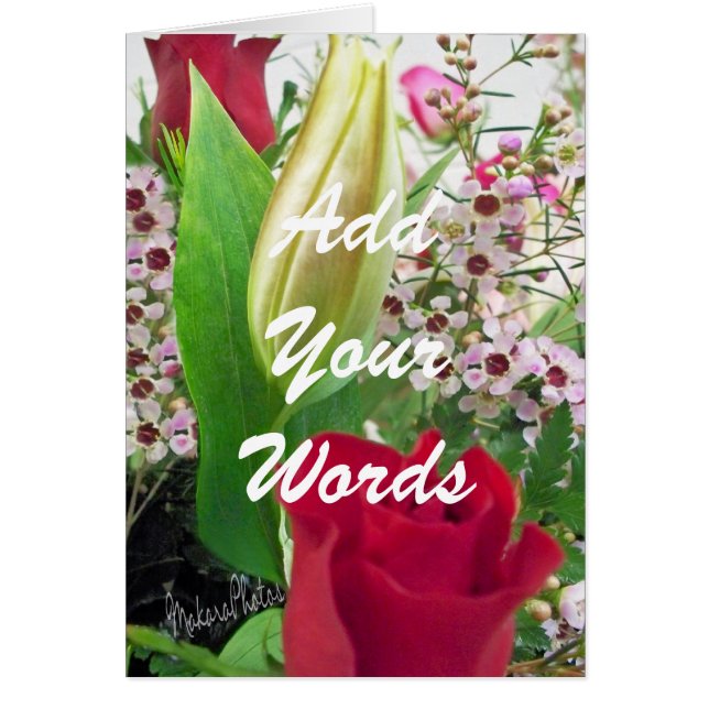 Roos en Lily Bud-aanpassen (Voorkant)