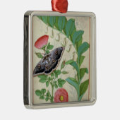 Roos en polygonatum metalen ornament (Rechts)