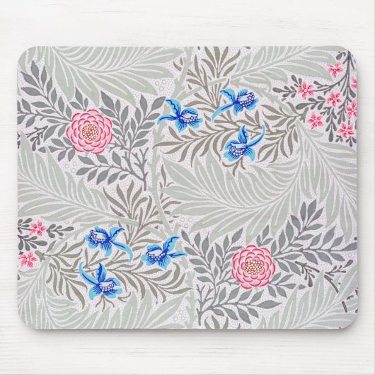 Roos en Ridderspoor, William Morris Muismat (Voorkant)