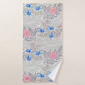 Roos en Ritterspoor, William Morris Badhanddoek (Badhanddoek)