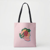 Roos en schedel draagtas (Voorkant)