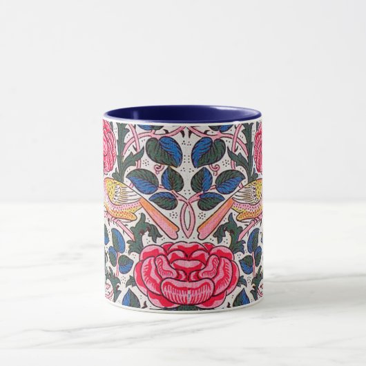 Roos en vogel, William Morris Mok (Midden)