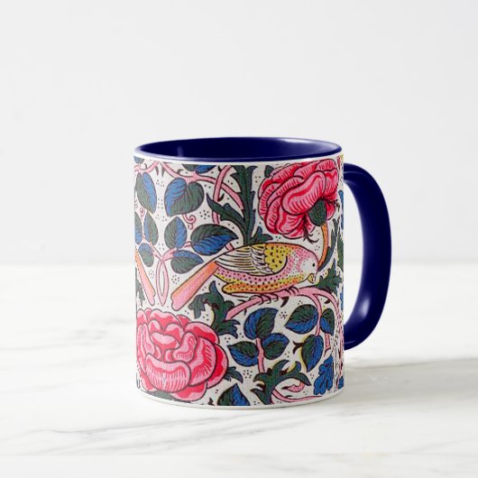 Roos en vogel, William Morris Mok (Voorkant rechts)