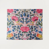 Roos en vogel, William Morris Wandkleed (Voorkant (horizontaal))