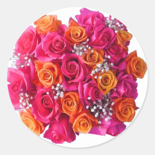 Roos Envelope Sticker (Voorkant)