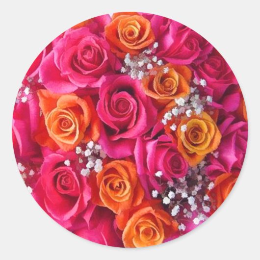 Roos Envelope Sticker (Voorkant)