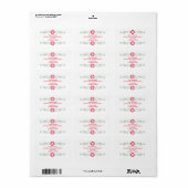 Roos Etiket (Full Sheet)