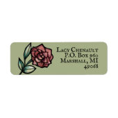  Roos Etiket (Voorkant)