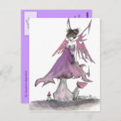 roos faerie briefkaart (Voorkant / Achterkant)