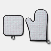 Roos Felicity Oven Mitt en Pot Holder Set (Voorkant)