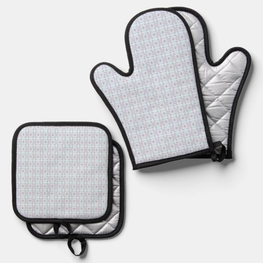 Roos Felicity Oven Mitt en Pot Holder Set (Voorkant / Achterkant)