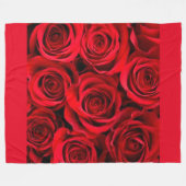 Roos Fleece Deken (Voorkant (Horizontaal))