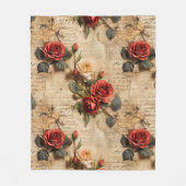  Roos Fleece Deken (Voorkant)