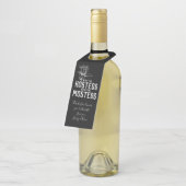 Roos flesje Label (Schuin)