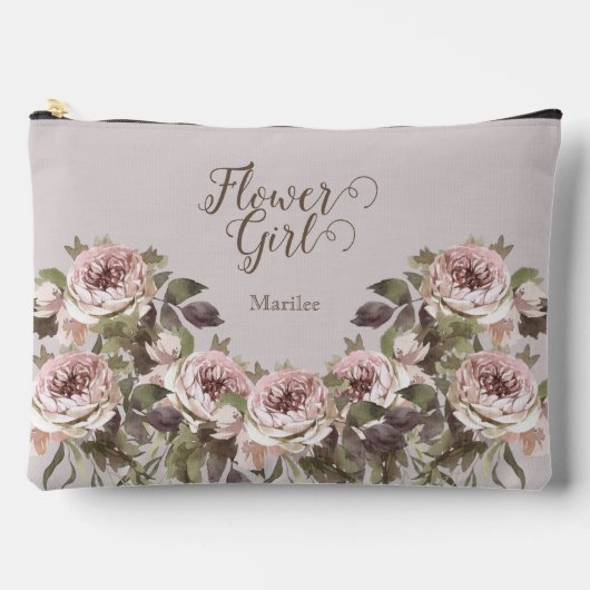  Roos Floral Bloemenmeisje Etui (Voorkant)