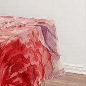 Roos Floral Bloom Raspberry Pink Waterverf Tafelkleed (Voorbeeld)