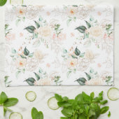 Roos Floral Garden Pattern Theedoek (Gevouwen)