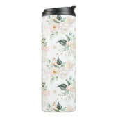 Roos Floral Garden Pattern Thermosbeker (Gedraaid links)