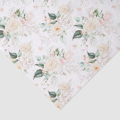 Roos Floral Garden Pattern Tissuepapier (Detail)