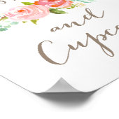 Roos Floral Love and Cupcakes Poster (Hoek)