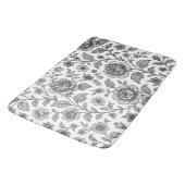 Roos Floral Pattern Badmat (Gekanteld)