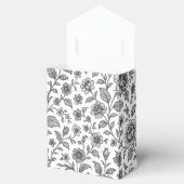  Roos Floral Pattern Bedankdoosjes (Geopend)