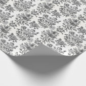 Roos Floral Pattern Cadeaupapier (Hoek)