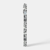  Roos Floral Pattern iPhone 15 Hoesje (Linkerkant)