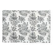 Roos Floral Pattern Kussensloop (Achterkant-Links)