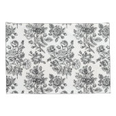 Roos Floral Pattern Kussensloop (Achterkant-Rechts)