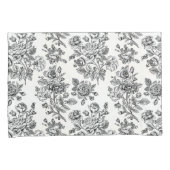 Roos Floral Pattern Kussensloop (Voorkant-Rechts)