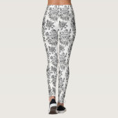 Roos Floral Pattern Leggings (Achterkant)