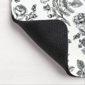  Roos Floral Pattern Muismat (Hoek)