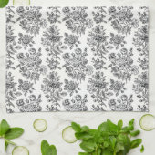 Roos Floral Pattern Theedoek (Gevouwen)