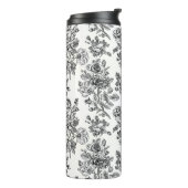 Roos Floral Pattern Thermosbeker (Gedraaid links)