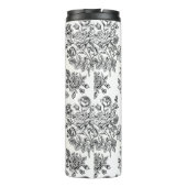 Roos Floral Pattern Thermosbeker (Achterkant)